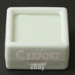 480pcs White Square Storage Cases Glass Top Gemstone Display Boxes Atpw1