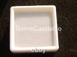60 Pcs 6 X 6 CM White Gem Display Boîte En Plastique Stockage Pour Gems / Diamants