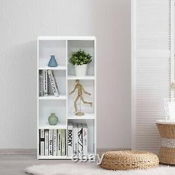 7 Cube Bookcase Bookshelf Storage Shelves Organizer Room Display Divider