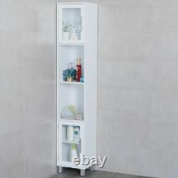 71 Salle De Bains Tall Tower Storage Cabinet Organizer Display Shelves Chambre