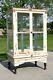 Antiquité Apothicary Cabinet Bakers Cabinet Oak Display Case Country Store Cuisine