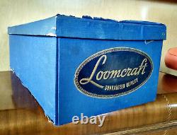 Armoire d'exposition de vendeur de magasin Vintage des années 1930 Loomcraft Kustom Fit Slip avec tiroirs