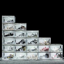 Boîte À Chaussures Led Stackable Light Up Sneaker Display Collection Organisateur De Stockage XL
