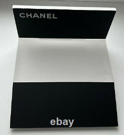 Chanel Display Factice Store Logo Black White Stand Super Rare