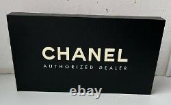 Chanel Display Factice Store Logo Noir Blanc Super Rare