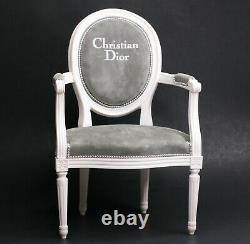 Christian Dior Publicité Louis XVI Style Doll Chaise 12 Vintage Store Display