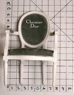 Christian Dior Publicité Louis XVI Style Doll Chaise 12 Vintage Store Display
