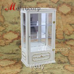 Dollhouse Échelle 1 / 12e Mobilier Miniature Set Coffret Blanc D'affichage De Magasin Main