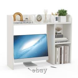 Étagère de bureau de rangement pour livres, organiseur de bureau, étagère d'affichage, support de rangement pour dortoir ou bureau