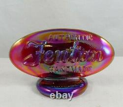 Fenton 9499 Rn Red Carnival Dealer Display Oval Logo Store Display Sign Rare