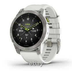 Garmin Epix Gen 2 Sapphire Edition Smartwatch Avec Écran Amoled Titanium Blanc