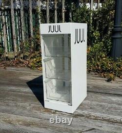 Juls White Store Display Case Maison Countertop Cabinet Homme Cave Metal