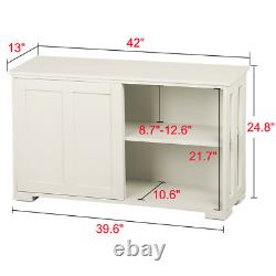 Kitchen Storage Buffet Armoire Sideboard Armoire Pantry Console Table Display