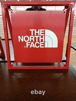 Le North Face Classic Red Metal Logo Store Sign Display 24 X 24 X 1 Nice