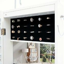 Led Full Longueur Miroir Armoire Cabinet Free Standing Storage Organisateur
