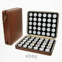 Loose Gemstones Boîte D'affichage De Bijoux Perles Organisateur Conteneur Rond Gem Box