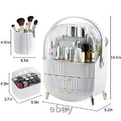 Makeup Storage Organizer Cosmetics Display Case Brosse Rouge À Lèvres Organisateur Blanc