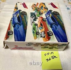 Mattel Hot Wheels Rare MEBETOYS Flying Colors Boîte de présentation en magasin sans voitures