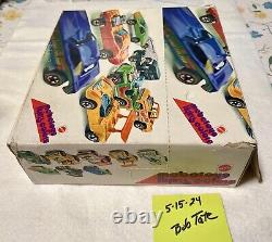 Mattel Hot Wheels Rare MEBETOYS Flying Colors Boîte de présentation en magasin sans voitures