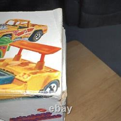 Mattel Hot Wheels Rare MEBETOYS Flying Colors Boîte de présentation en magasin sans voitures