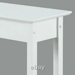 Moderne Flip Top End Table Lampe Vase Affichage Stand Dissimulé Stockage Blanc