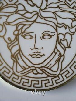 Panneau D'affichage Personnalisé Versace Medusa Signature Gold White Combinaison De Magasin