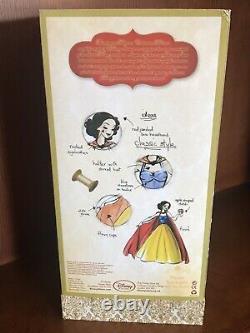 Rare Snow White Disney Designer Princess Doll Limited Edition Store Sac D’affichage