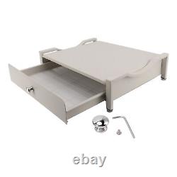 Support de tiroir de rangement d'affichage de plateau coulissant de porte-gobelet de comptoir blanc large