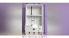 Uk Review Shabby Chic Wall Unit Cupboard Display Storage Stand White Wooden Shelf Shelves Armoire