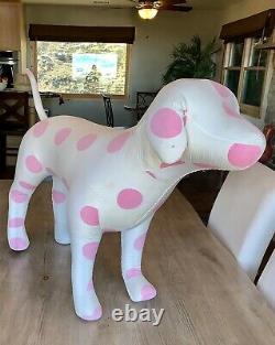 Victoria’s Secret Pink Giant Store Display Dog Polka Dot Vs Rare! Retraite