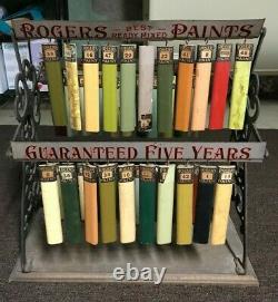 Vintage 1930's Rogers Paints Detroit White Lead Works Advertising Store Display