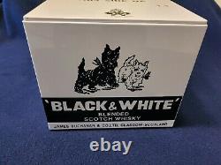 Vintage Black & White Scotch Whiskey Barking Dogs Electronic Store Fonctions D'affichage