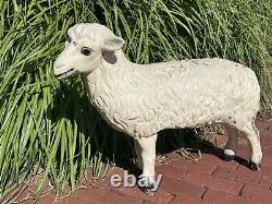 Vintage Extra Large Sheeep Lamb Frankenmuth Mich Store Display