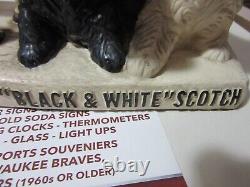 Vintage Grand Black & White Scotch Whiskey Scottie Dogs Liquor Store C. 1950's