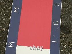 Vintage Tommy Hilfiger 1997 Big Flag Affichage Du Magasin Publicitaire
