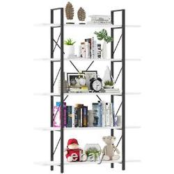 Yitahome 5 Tier Bookshelf Ladder Bookcase Display Storage Organizer Meubles